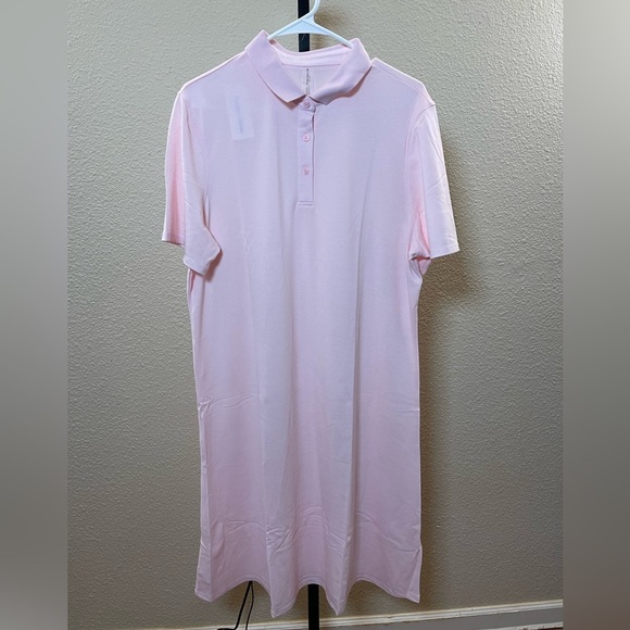 Outdoor Voices Pinkfinch Birdie Polo Dress - Picture 2 of 6